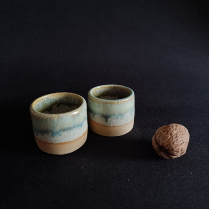 (Kopie) Set mit 4 Schnapsgläsern der Marke „ARANCIO“.