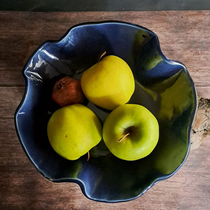 Portafrutta "FIORE BLU"
