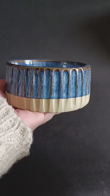 Ciotola in gres linea "BLU"