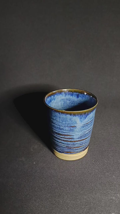 Bicchiere in gres linea "BLU"